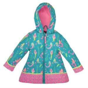 Stephen Joseph Mermaid Raincoat Size 3T